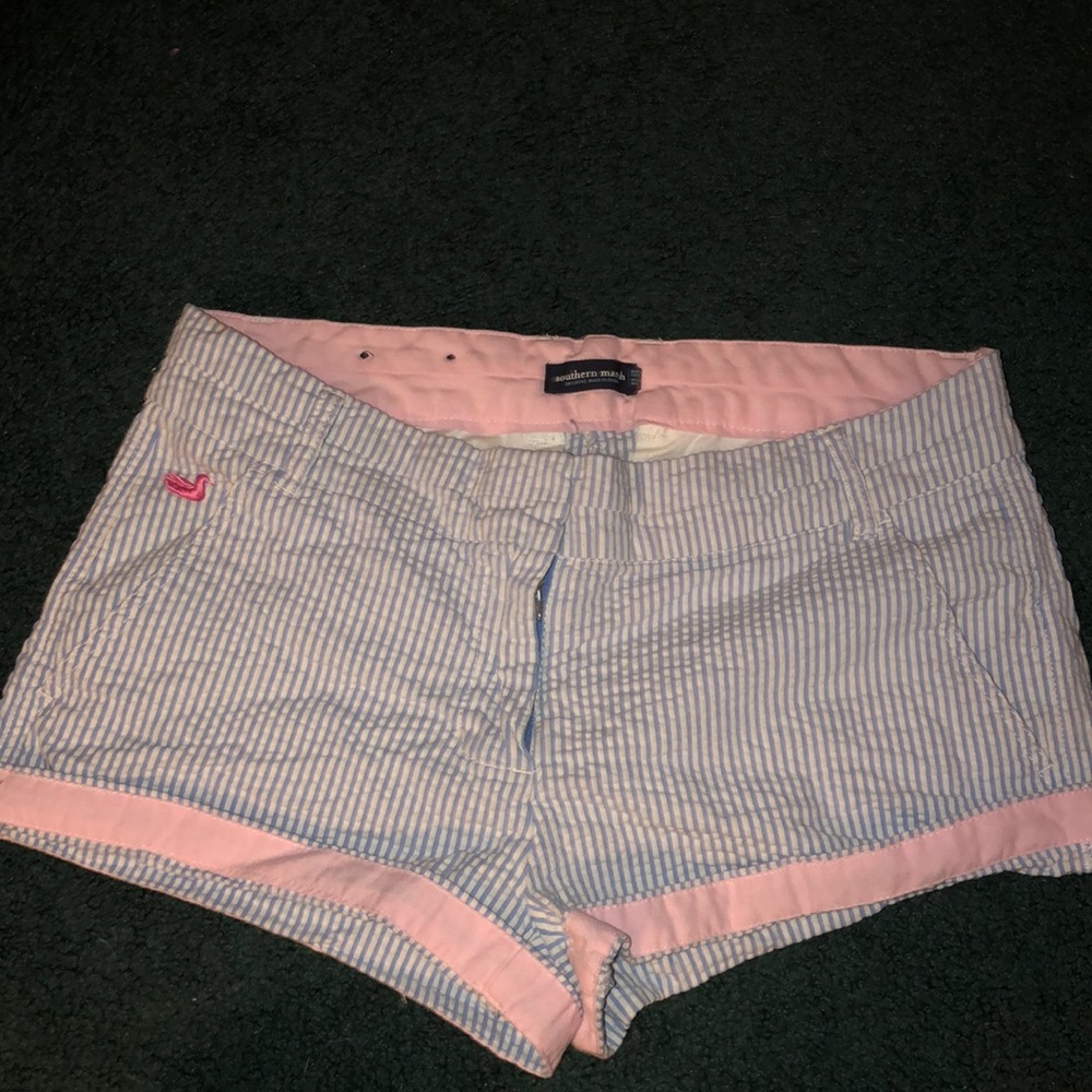 Southern Marsh Seersucker Shorts